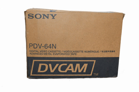 Box 10x Sony DVCAM PDV-64N - STUDIO 35